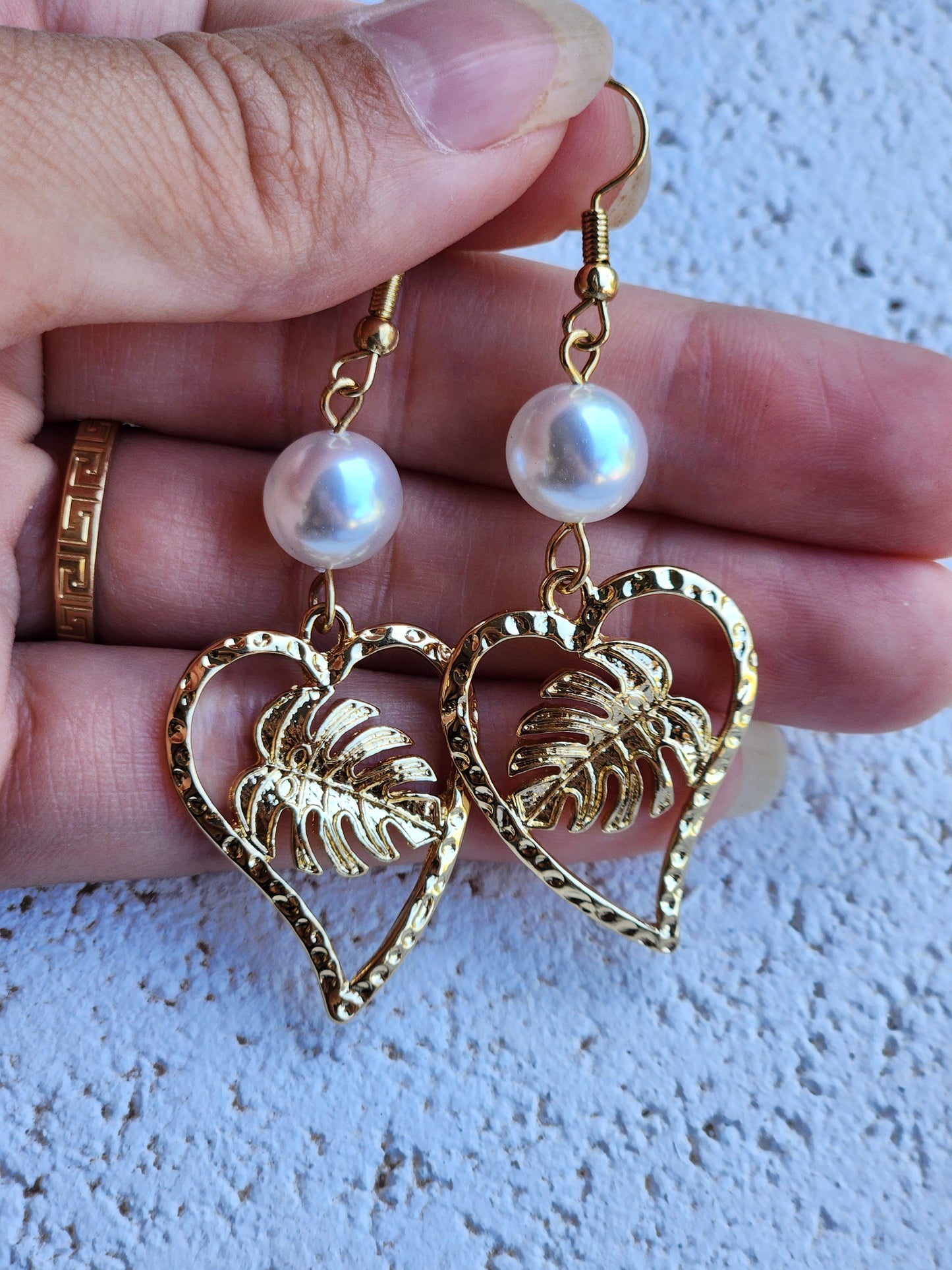 Boucles d'oreilles Poe-Ape Plaqué Or