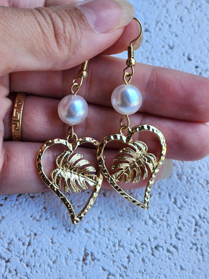 Boucles d'oreilles Poe-Ape Plaqué Or