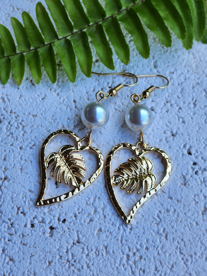 Boucles d'oreilles Poe-Ape Plaqué Or