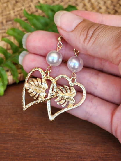 Boucles d'oreilles Poe-Ape Plaqué Or