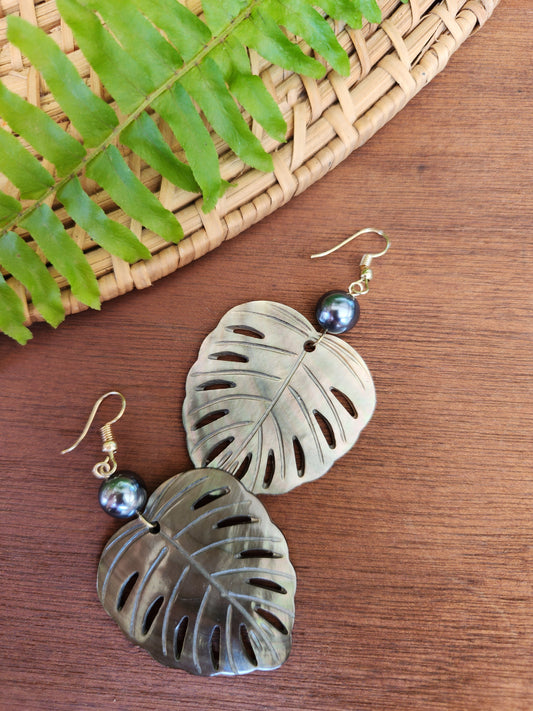 Boucles d'oreilles Ape Nacre