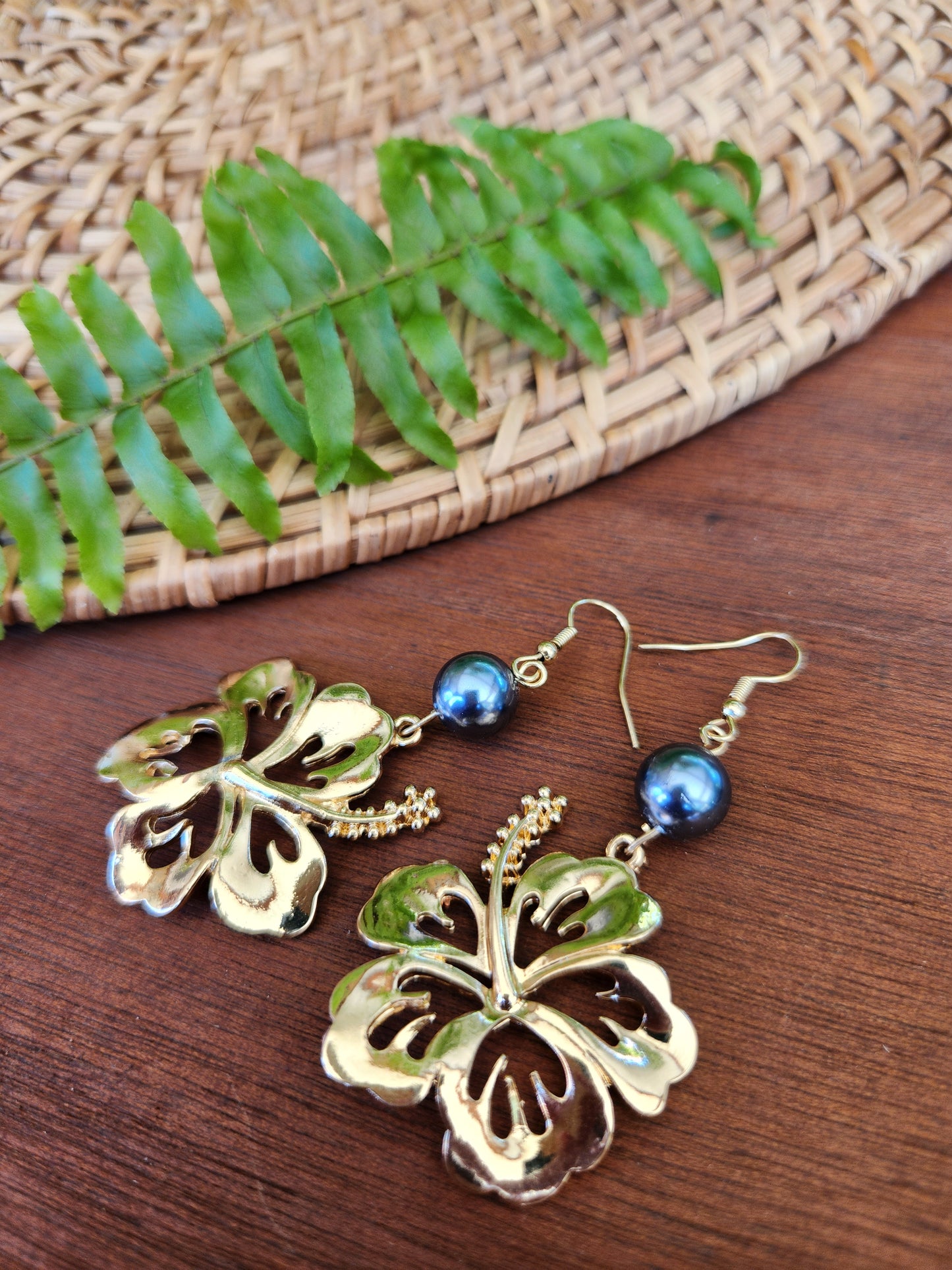 Boucles d'oreilles Poe-Aute Plaqué Or 18K