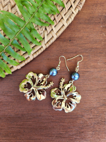 Boucles d'oreilles Poe-Aute Plaqué Or 18K