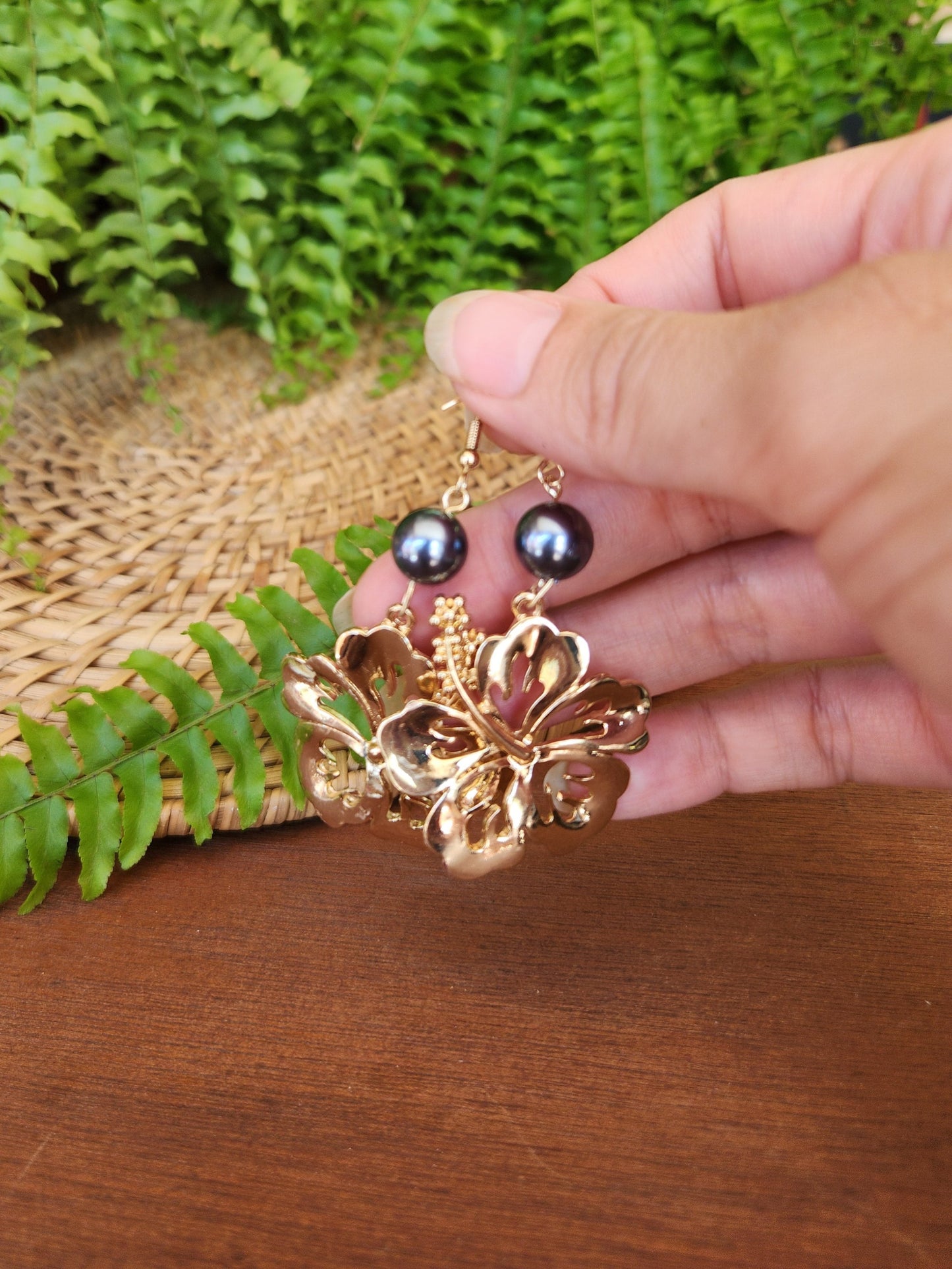 Boucles d'oreilles Poe-Aute Plaqué Or 18K