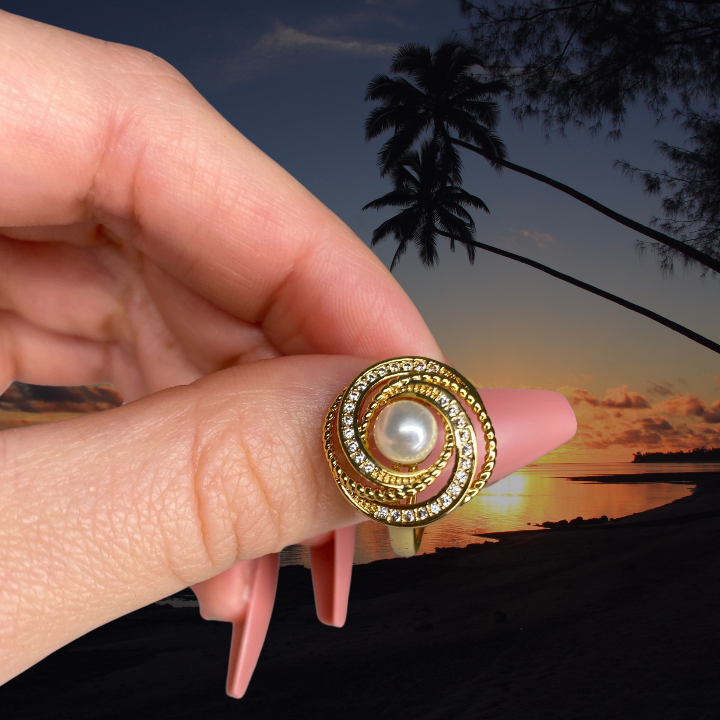 ✨🌹Bague Rose Divine 🌹✨