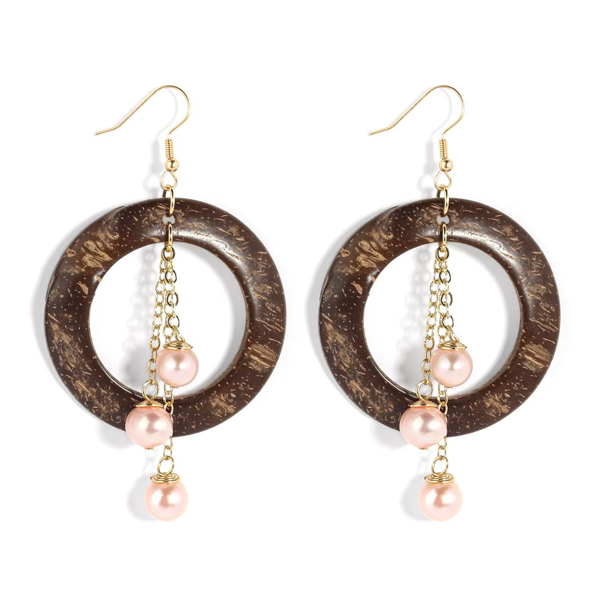 🌿 Boucles d’oreilles Coco Nature – Matière brute, esprit libre