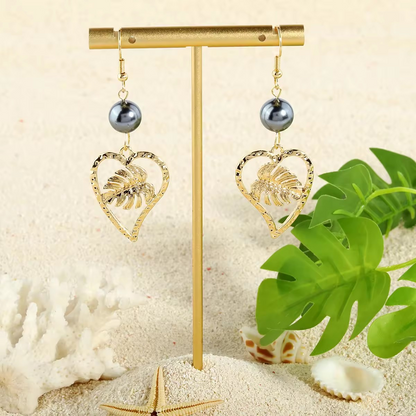 Boucles d'oreilles Poe-Ape Plaqué Or